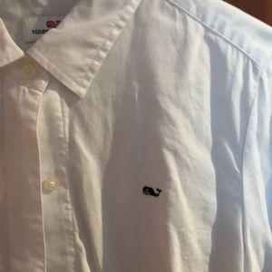 White button down